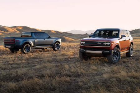 Scout Terra E-Pick-up und Traveler E-SUV USA