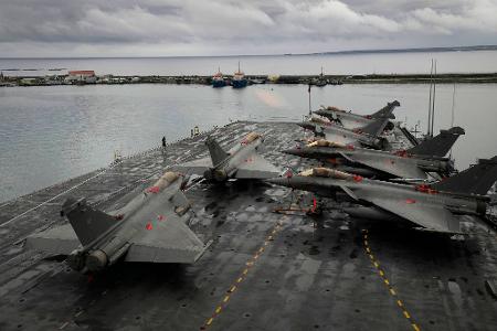 Mehrmals im Jahr wird mit französischen Kampfjets Abschreckung geübt. (Archivbild) Mehrmals im Jahr wird mit französischen Kampfjets Abschreckung geübt. (Archivbild)