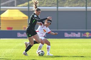 Jubilarin Brand trifft: Wolfsburg gewinnt in Leipzig