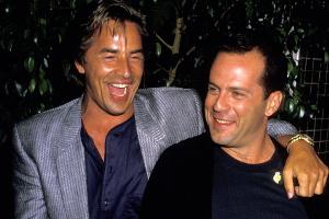 Lange Freundschaft: Don Johnson schickt Bruce Willis "Liebe"