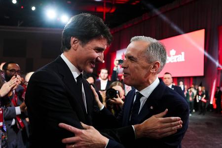 Der Rückzug seines Vorgängers Justin Trudeau ließ Carneys Partei in der Wählergunst steigen.