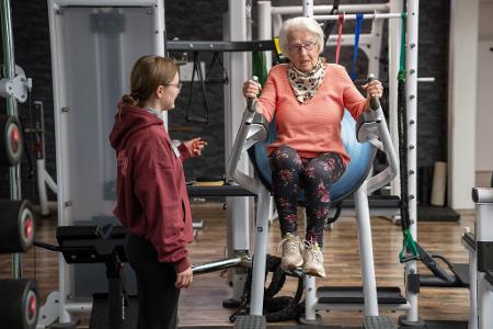 Sie gilt im Fitnessstudio als sehr ehrgeizig. (Archivbild)
