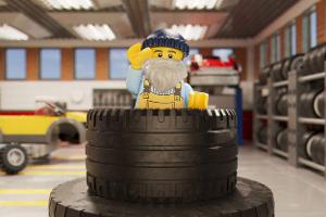 Lego Recycling-Reifen