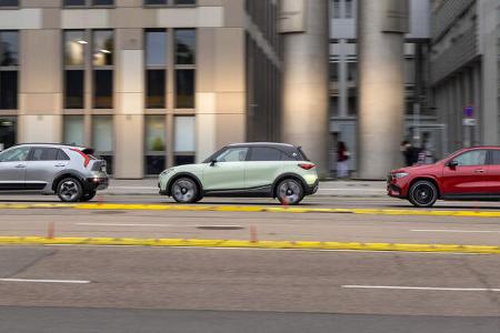 Kia Niro EV, Mercedes EQA, Smart #1