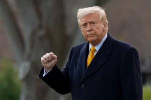 US-Präsident Trump setzt auf Zölle. (Archivbild)