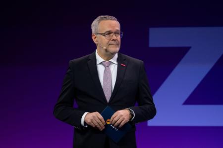 Handwerkspräsident Jörg Dittrich bei der Eröffnung der Münchner Handwerksmesse 