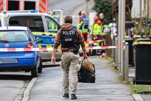 Der Einsatzort wurde großräumig abgesperrt 