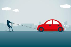 Auto abschleppen