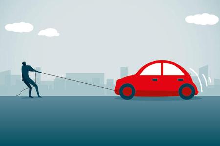 Auto abschleppen