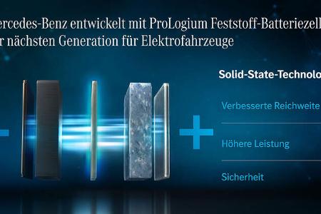 Mercedes Prologium Feststoff-Akku Festkörper-Batterie Entwicklungspartnerschaft