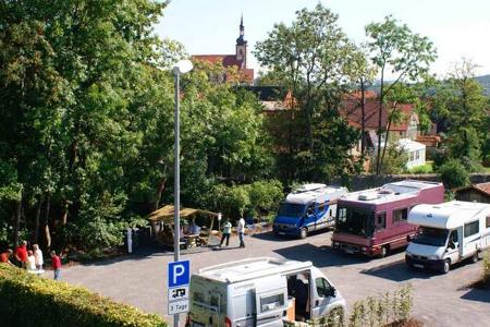 Stellplatz an der Els in Oberelsbach