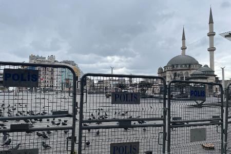 Gesperrt: Der Taksim-Platz in Istanbul.