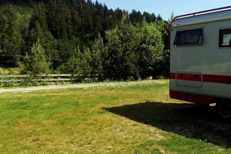 Stellplatz Alpin Ranch Zarnesti, Rumänien
