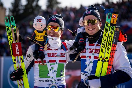 Biathlon: Emotionaler Abschied für Bö-Brüder Biathlon: Emotionaler Abschied für Bö-Brüder