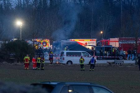 Polizei und Einsatzkräfte in Parsberg.