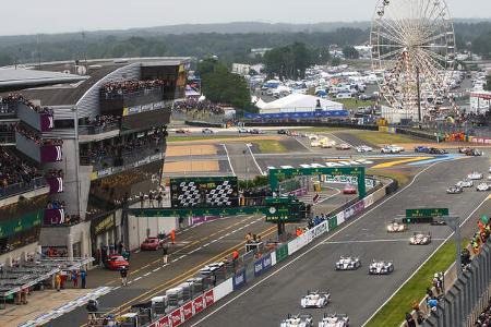 24h Le Mans, Rennszene