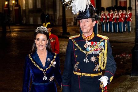 Joachim und Marie von Dänemark posieren wie ein Königspaar Joachim und Marie von Dänemark posieren wie ein Königspaar