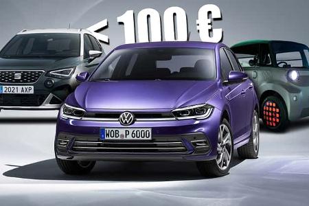 VW Polo Seat Arona Citroen Ami Leasing unter 100 Euro VW Polo Seat Arona Citroen Ami Leasing unter 100 Euro