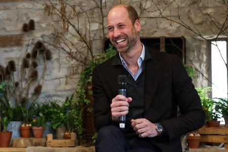 Prinz William besucht junge Bauern und TV-Persönlichkeit Prinz William besucht junge Bauern und TV-Persönlichkeit