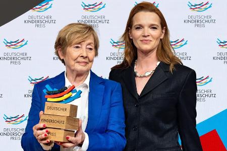 Karoline Herfurth ruft bei Preisverleihung zum Kinderschutz auf Karoline Herfurth ruft bei Preisverleihung zum Kinderschutz auf