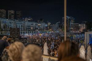 Auch in Israel dauern die Proteste an. 