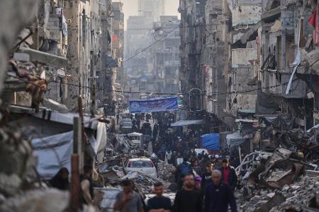 Die Vermittlerstaaten bemühen sich um eine neue Waffenruhe im zerstörten Gazastreifen. (Archivbild)