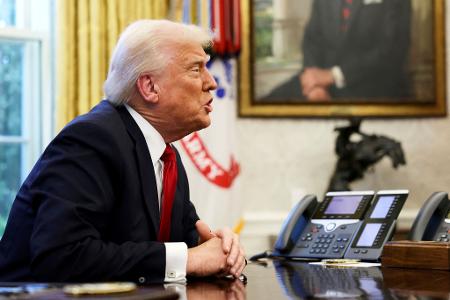 Trump zeigt sich sanfter gegenüber Kanada. Trump zeigt sich sanfter gegenüber Kanada.