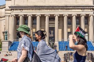 Im vergangenen Jahr war die Columbia University Schauplatz großer propalästinensischer Proteste . (Archivbild)