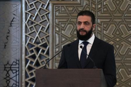 Syriens Übergangspräsident Scharaa ist um internationale Akzeptanz bemüht. 