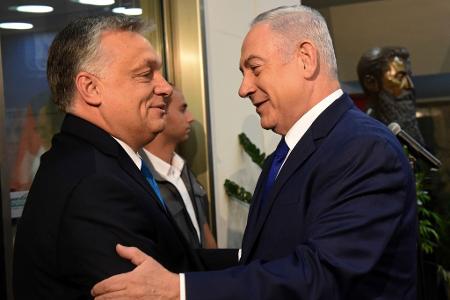 Viktor Orban und Benjamin Netanjahu. (Archivbild)