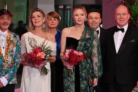 Fürst Albert und Fürstin Charlène von Monaco feiern den Rosenball Fürst Albert und Fürstin Charlène von Monaco feiern den Rosenball