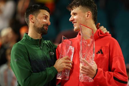 Tennis: Miami-Sieger Mensik klettert auf Platz 24 Tennis: Miami-Sieger Mensik klettert auf Platz 24