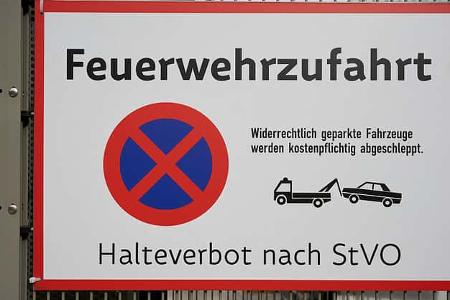 Feuerwehrzufahrt