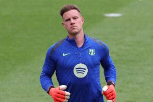 "Zurück an der Arbeit": Ter Stegen wieder im Torwarttraining