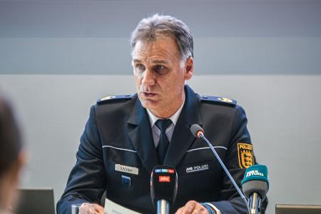 Der Polizeipräsident von Aalen, Reiner Möller, informierte über den Einsatz.
