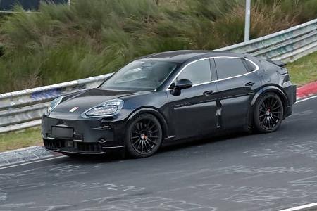 Erlkönig Porsche Cayenne Coupé EV