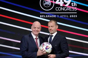 Russland: Infantino hofft auf "nächsten Schritt" durch Frieden