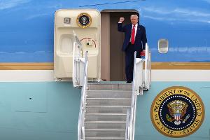 Trump: "Wir haben uns selbst auf den Fahrersitz gesetzt."