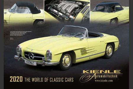 Kienle Kalender 2020 Mercedes-Benz W 198 II Roadster 1961 Fantasiegelb