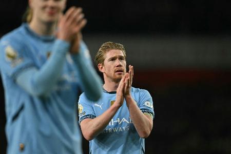 Nach zehn Jahren: De Bruyne kündigt Abschied von ManCity an Nach zehn Jahren: De Bruyne kündigt Abschied von ManCity an