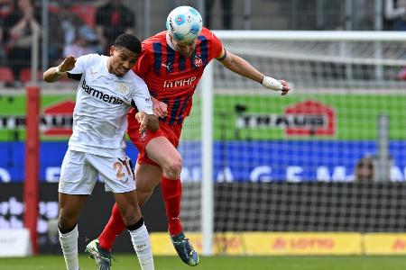 Tor in der Nachspielzeit: Leverkusen siegt mit viel Mühe Tor in der Nachspielzeit: Leverkusen siegt mit viel Mühe