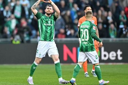 Generalprobe vermasselt: Werder besiegt Frankfurt Generalprobe vermasselt: Werder besiegt Frankfurt