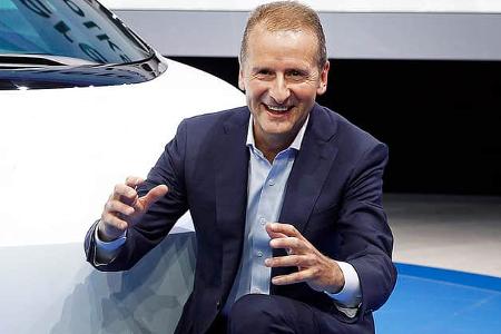 Herbert Diess Ex-VW-CEO Automesse Herbert Diess Ex-VW-CEO Automesse