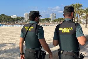 Einsatzkräfte der Polizeieinheit Guardia Civil konnten den Tod des Deutschen nicht verhindern. (Archivfoto)