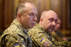 Der monatliche Rekrutierungsbedarf der ukrainischen Armee ist von Oberbefehlshaber Olexander Syrskyj mit 30.000 Mann beziffert worden. (Archivbild)