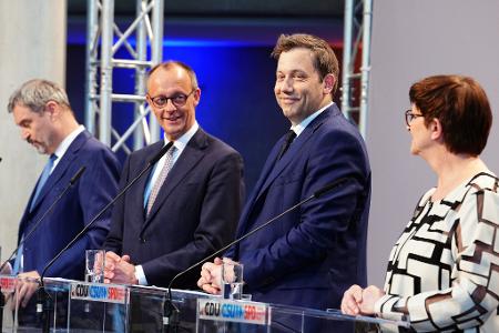 Union und SPD haben sich geeinigt.