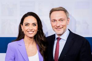 Franca Lehfeldt und Christian Lindner sind Eltern geworden. (Archivbild)