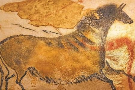 Höhlenmalerei, galoppierendes Pferd, Grotte von Lascaux