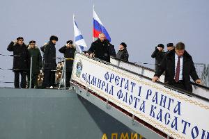 Die Aufrüstung der russischen Flotte lässt sich Kremlchef Putin im nächsten Jahrzehnt rund 87 Milliarden Euro kosten. (Archivbild)