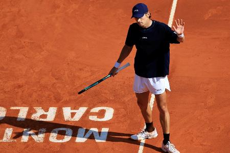 6:0, 6:0: De Minaur sorgt in Monte Carlo für Premiere 6:0, 6:0: De Minaur sorgt in Monte Carlo für Premiere